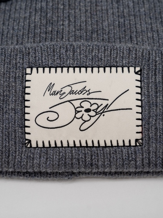 Marc Jacobs Hattie Stewart Beanie Hat Grey Flower main image 4